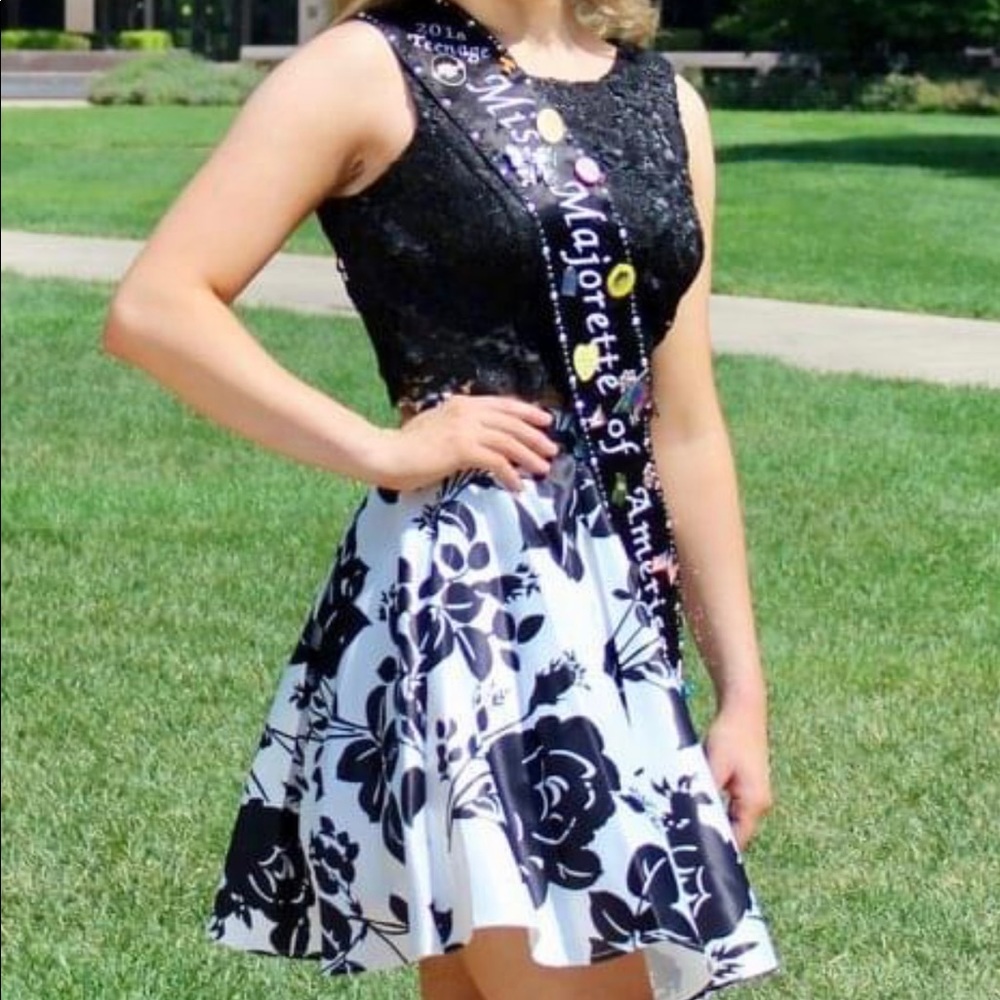 Two Piece Cocktail Dress
